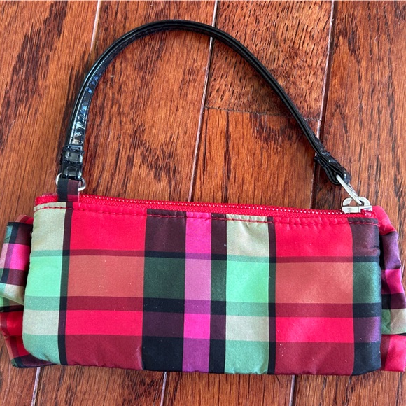GapKids Girls Wristlet Silk Plaid Bow Wristlet - Picture 2 of 2